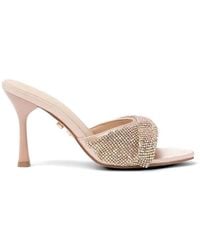 Twentyfourhaitch - Canberra Mules Mit Strass - Lyst