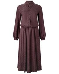 Roberto Cavalli - Silk Shirt Dress - Lyst
