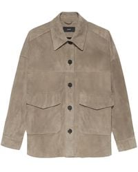 Arma - Jacke Aus Wildleder Mit Knöpfen - Lyst