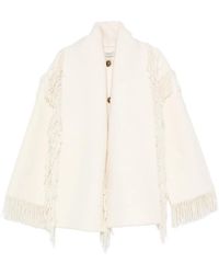 TOTEME - Fringed Mantel Jacket - Lyst