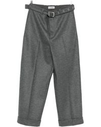 Jil Sander - Belted Trousers - Lyst