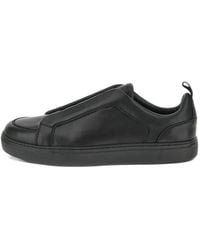Paul & Shark - Leather Slip-On Sneakers - Lyst