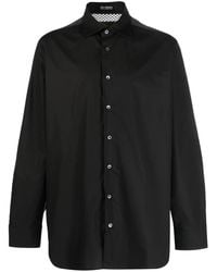 Raf Simons - Logo-Patch Long-Sleeve Shirt - Lyst