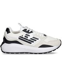 EA7 - Sneakers Mit Kontrasteinsätzen - Lyst