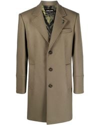 Roberto Cavalli - Tiger Tooth Single-breasted Coat - Lyst