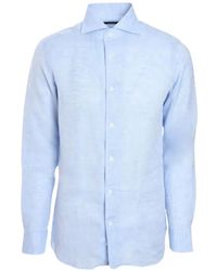 Tombolini - Spread-Collar Button-Up Shirt - Lyst
