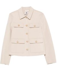 Semicouture - Button-Up Wool Jacket - Lyst