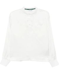 Lacoste - Embroidered-Logo Polo Top - Lyst