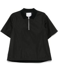 Sacai - Cotton Polo Shirt - Lyst