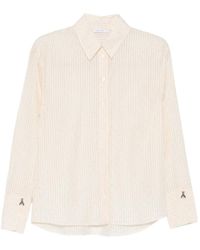Patrizia Pepe - Striped-Pattern Studded Shirt - Lyst