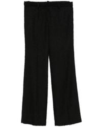 Magda Butrym - Bouclé-Knit Wide-Leg Trousers - Lyst