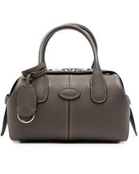 Tod's - Logo-Patch Pebbled Tote Bag - Lyst