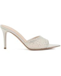 Gianvito Rossi - Rania Embellished Heeled Sandals - Lyst