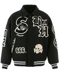 SAINT Mxxxxxx - X Bounty Hunter Appliqué Bomber Jacket - Lyst