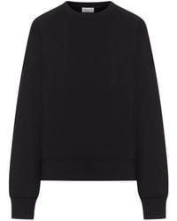Saint Laurent - Logo-Embroidered Sweatshirt - Lyst