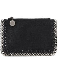 Stella McCartney - Falabella Chain-Trim Wallet - Lyst