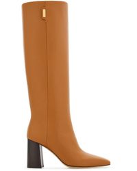 Ferragamo - 85mm Leather Boots - Lyst