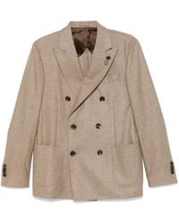 Lardini - Prince Of Wales-Check Blazer - Lyst