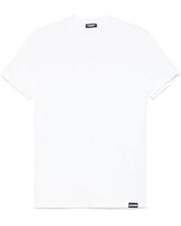 DSquared² - T-Shirt Met Jacquard-Logo - Lyst