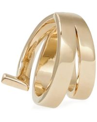 Ferragamo - Gewickelter Gancio Ring - Lyst