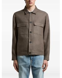 Peserico - Flap Pocket Jacket - Lyst