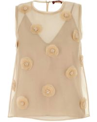 Max Mara - Achille Organza-Oberteil - Lyst
