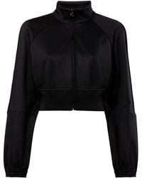 Reebok - Giacca Sportiva Crop Con Ricamo - Lyst