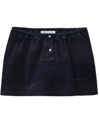 Alexander Wang - Kurzer Hosenrock Mit Knöpfen - Lyst