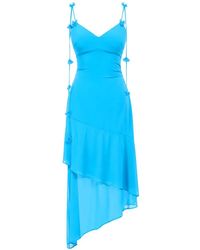 Guess - Stefani Ruffled Asymmetric-Hem Dress - Lyst