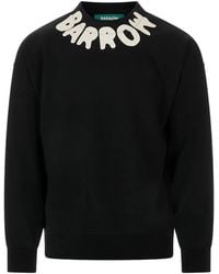 Barrow - Logo-Print Sweater - Lyst