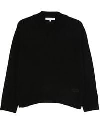 Maison Kitsuné - Jersey de lana con cuello en V - Lyst
