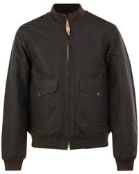 Ceccarelli - Waxed-Cotton Bomber Jacket - Lyst