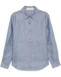 God's True Cashmere - Denim Linen Shirt - Lyst