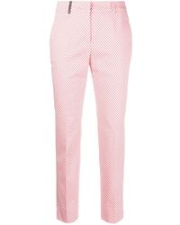 Peserico - Polka-dot Tapered Trousers - Lyst