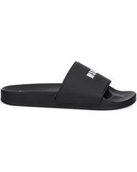 MSGM - Debossed-Logo Slides - Lyst