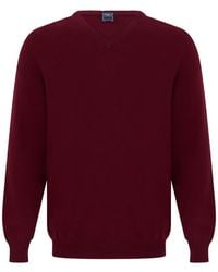Fedeli - V-Neck Cashmere Sweater - Lyst