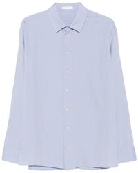 The Row - Paxon Long-Sleeve Button-Up Shirt - Lyst