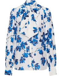 Rebecca Vallance - Bluse Mit Blumenmotiv - Lyst