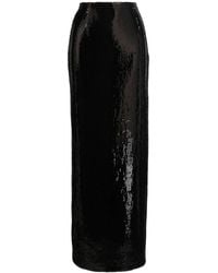Galvan London - Sequin-Embellished Maxi Skirt - Lyst