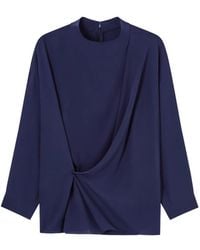 Giorgio Armani - Draped Twisted Shirt - Lyst