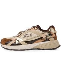 KARL LAGERFELD - Orion Floral-Trim Sneakers - Lyst