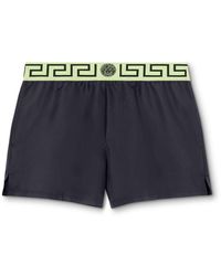 Versace - Greca-jacquard Swim Shorts - Lyst