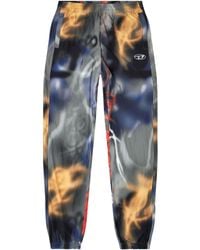 DIESEL - Nylon Pants With All-Over Print - Lyst