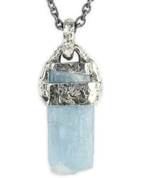 Parts Of 4 - 10K Fused Talisman Aquamarine Necklace - Lyst