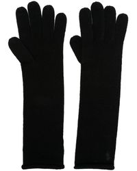 Polo Ralph Lauren - Logo-embroidered Knitted Elbow Gloves - Lyst