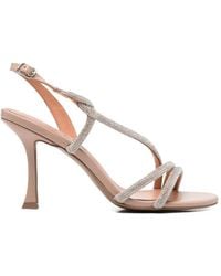 Bibi Lou - Crystal-Embellished Strappy Sandals - Lyst