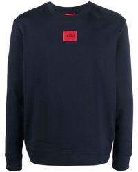 HUGO - Sweater Met Logopatch - Lyst