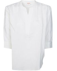 Sun 68 - Linnen Blouse - Lyst