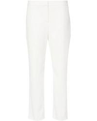 McQueen - Crepe Cigarette Trousers - Lyst