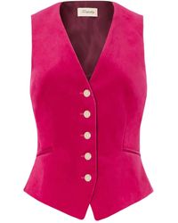 Temperley London - Velvet Waistcoat - Lyst